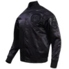 Chicago-Cubs-Triple-Black-Satin-Varsity-Jacket-leather moto 3