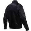 Chicago-Cubs-Triple-Black-Satin-Varsity-Jacket-leather moto 4