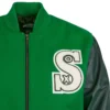 Chicago-White-Sox-1932-Authentic-Green-Varsity-Wool-Leather-Jacket-leather moto 4