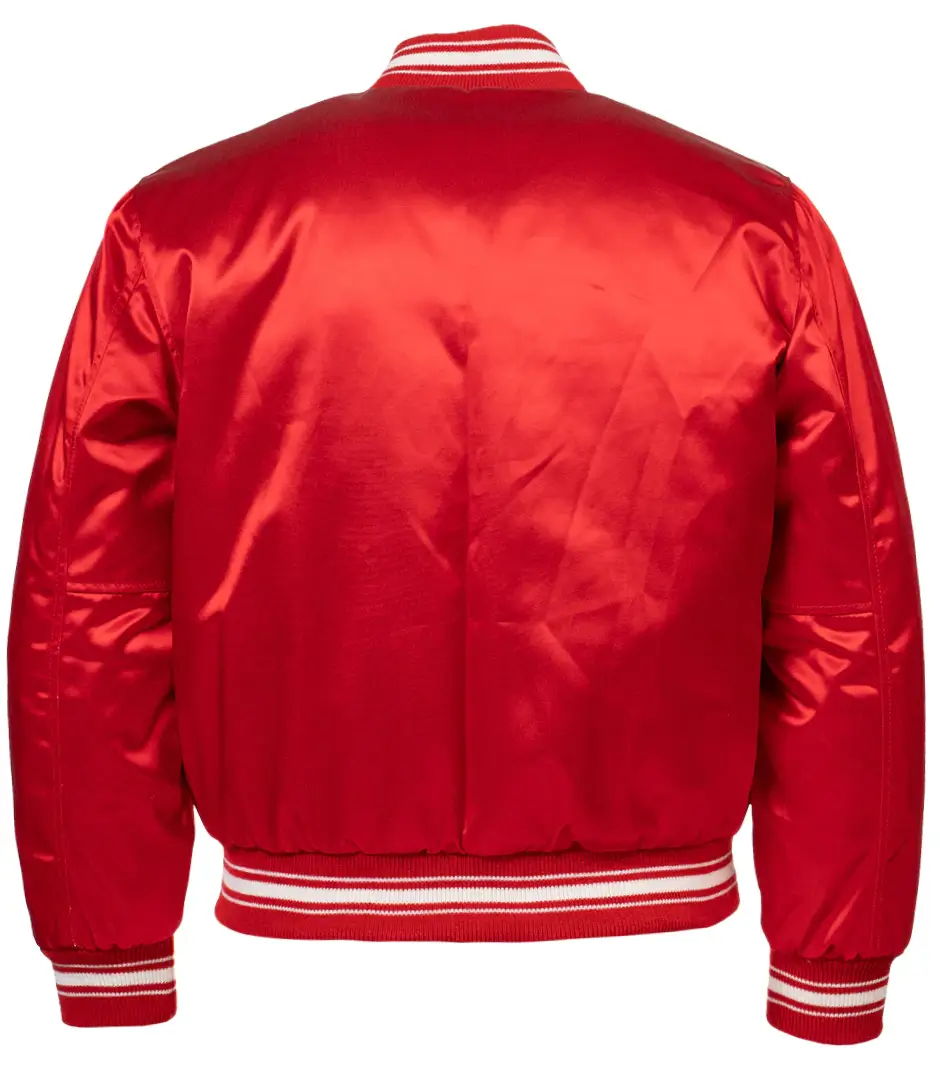 Alternative view of Chicago White Sox 1971 Authentic Satin Red Varsity Jacket