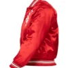 Chicago-White-Sox-1971-Authentic-Satin-Red-Varsity-Jacket-leather moto 3
