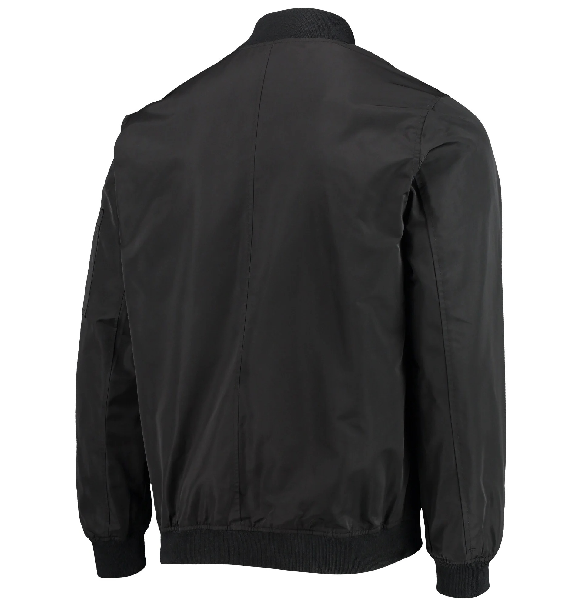 Chicago-White-Sox-Full-Zip-Bomber-Black-Varsity-Jacket leather moto2