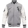 Chicago-White-Sox-Pro-Standard-Script-Tail-Rib-Wool-Leather-Varsity-Jacket-leather moto 1