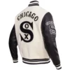 Chicago-White-Sox-Retro-Classic-Rib-Knitted-White-Black-Varsity-Jacket-leather moto 4