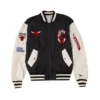 Chicago X Bulls MA-1 Bomber varsity Jacket-LeatherMoto