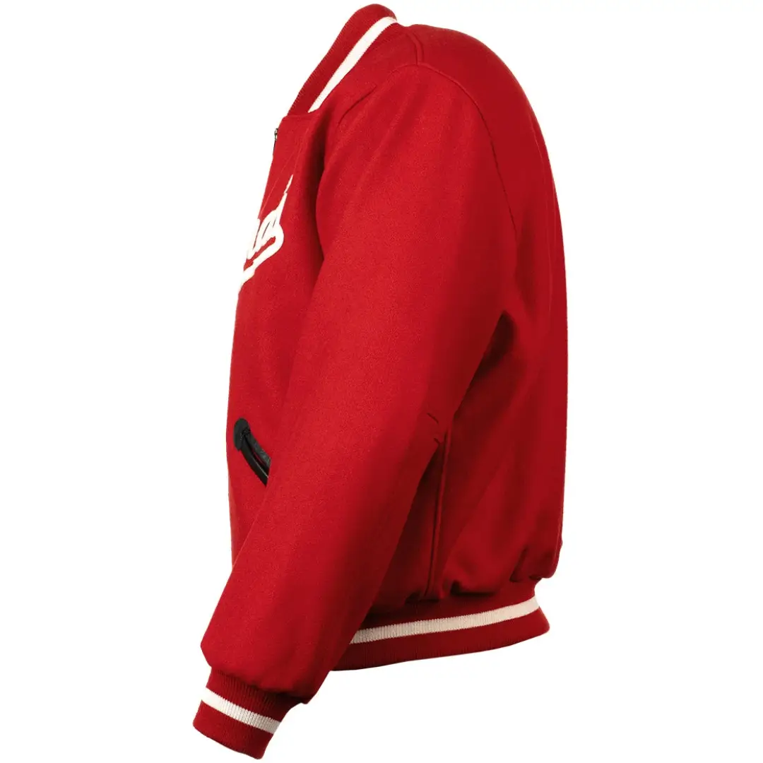 Cincinnati-Reds-1969-Authentic-Red-Wool-Zipper-Varsity-Jacket-leather moto 3