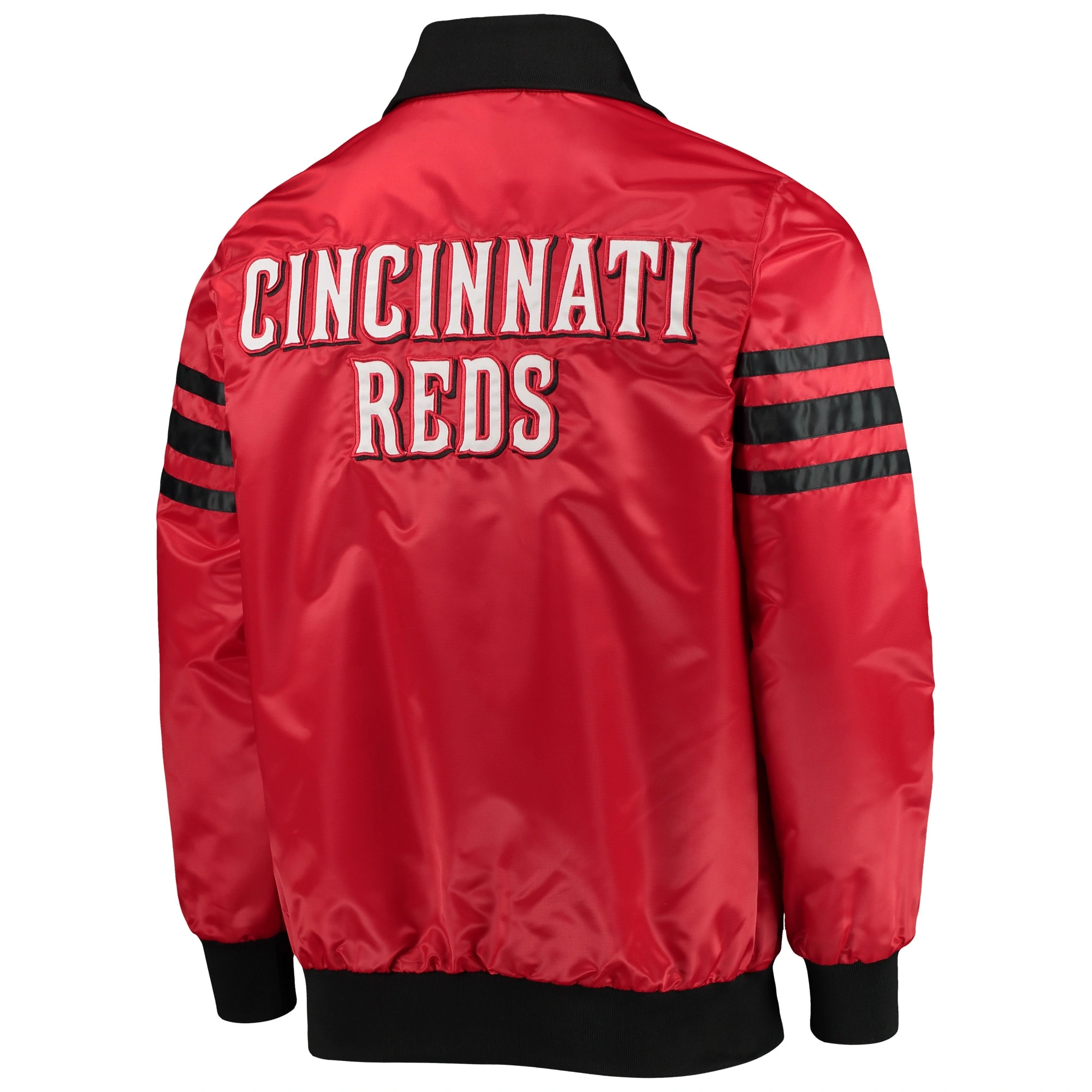 Cincinnati-Reds-Starter-Red-The-Captain-II-Full-Zip-Satin-Varsity-Jacket-leather moto 2