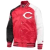 Cincinnati-Reds-Starter-Reliever-Full-Snap-Satin-Varsity-Jacket-leather moto 1