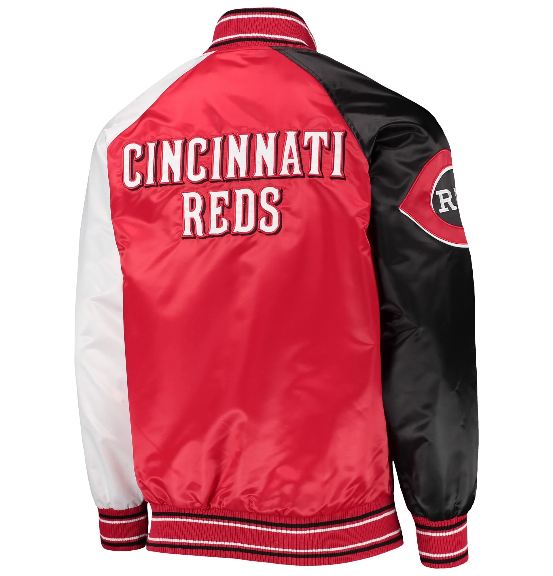 Cincinnati-Reds-Starter-Reliever-Full-Snap-Satin-Varsity-Jacket-leather moto2