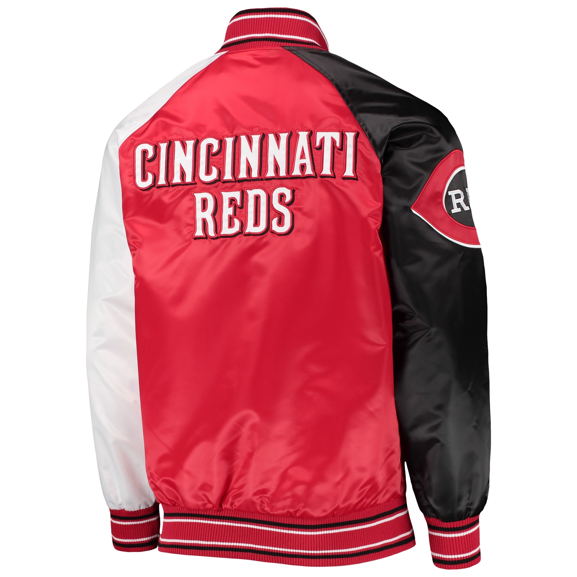 Cincinnati-Reds-Starter-Reliever-Full-Snap-Satin-Varsity-Jacket-leather moto2