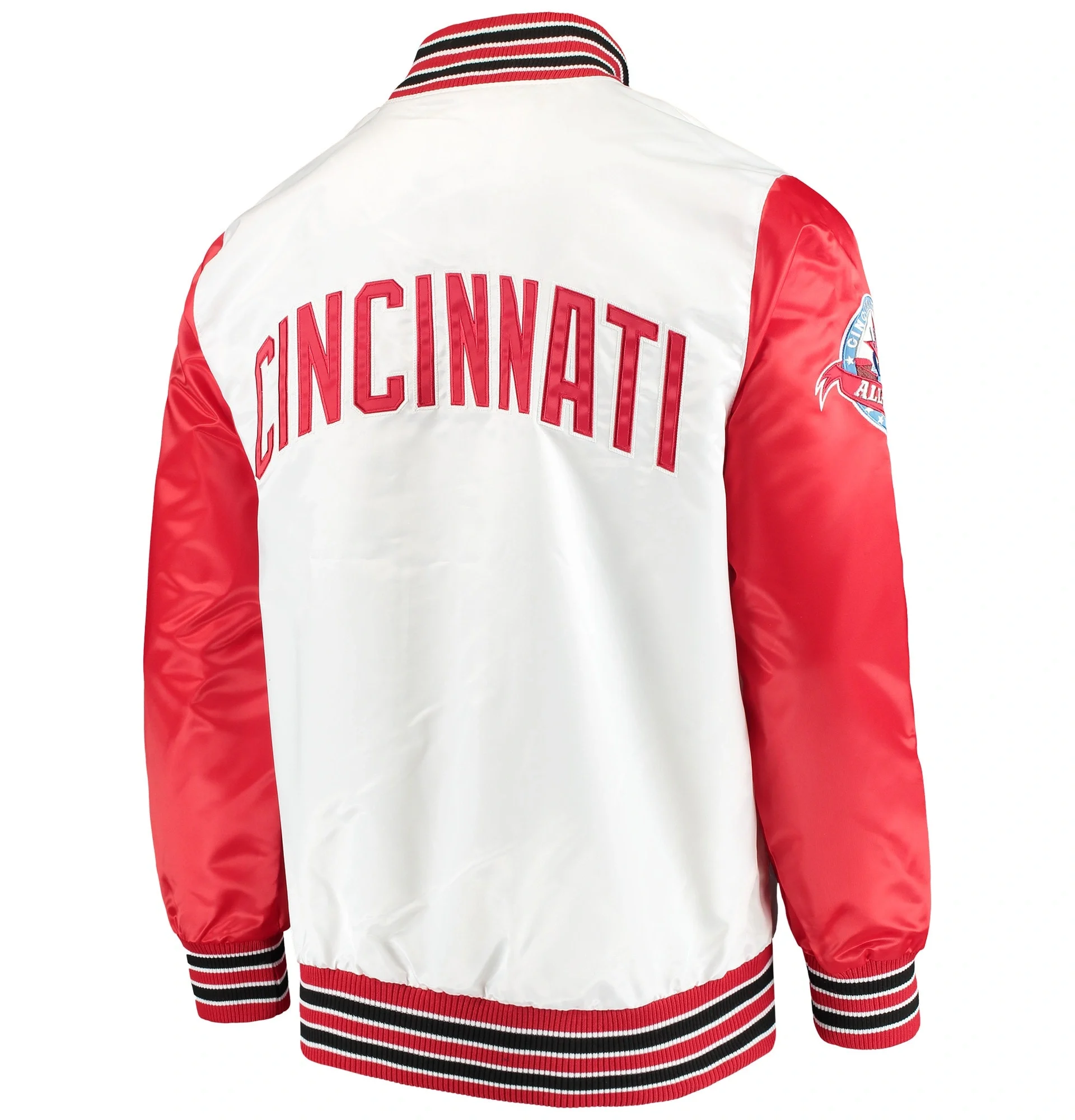 Cincinnati-Reds-Starter-The-Legend-Full-Snap-Satin-Varsity-Jacket-leather moto 2