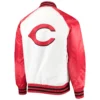 Cincinnati-Reds-Starter-White-Red-Clean-Up-Hitter-Full-Snap-Satin-Varsity-Jacket-lather moto2