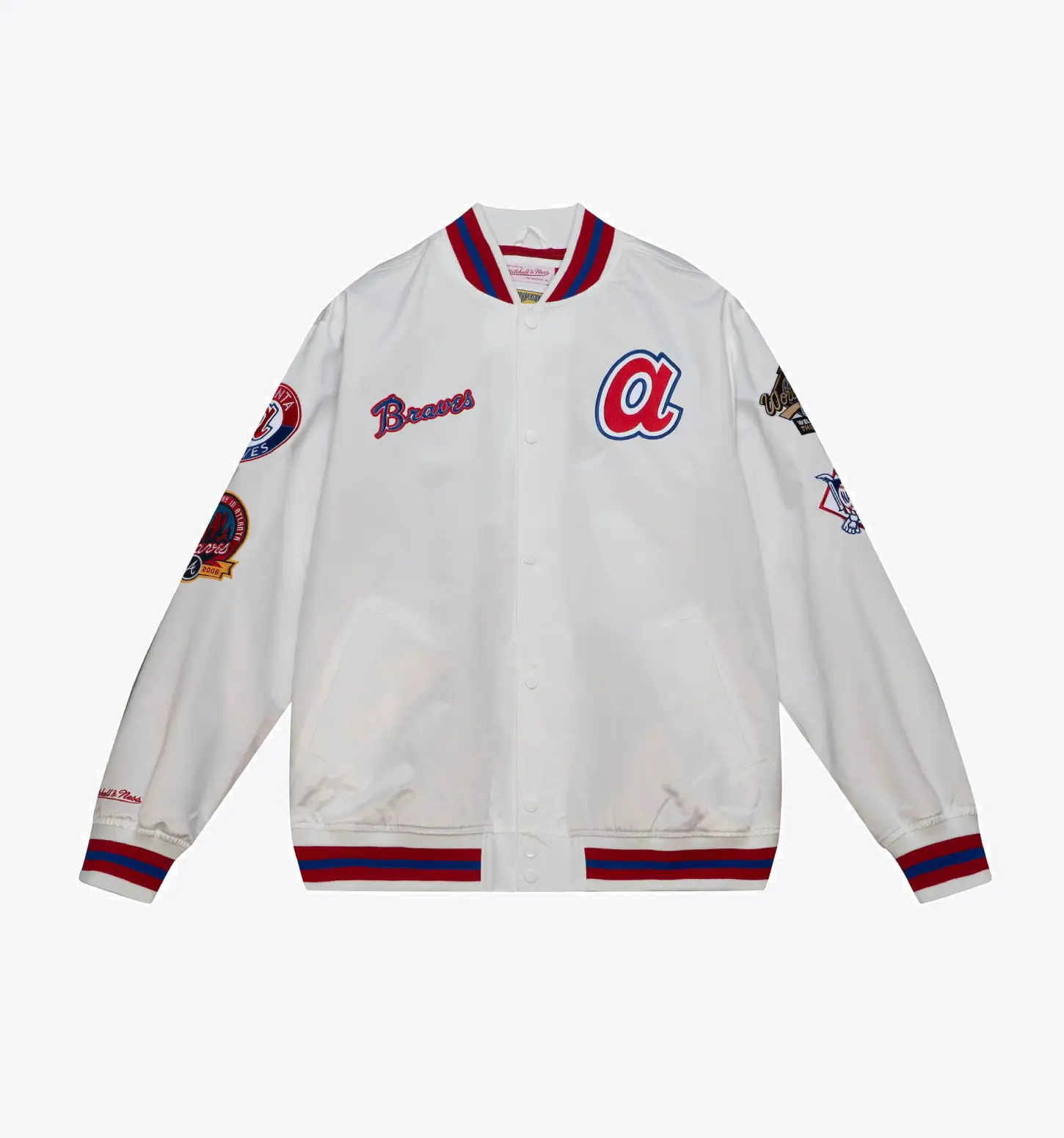 City-Collection-Lightweight-Satin-Jacket-Atlanta-Braves leather moto 1