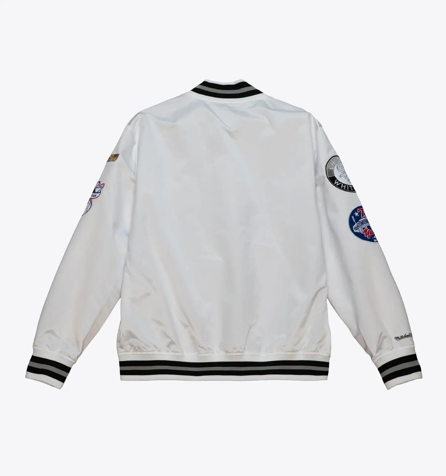 City-Collection-Lightweight-Satin-Jacket-Chicago-White-Sox-leateh moto 2