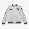 City-Collection-Lightweight-Satin-Jacket-Chicago-White-Sox leather moto 1