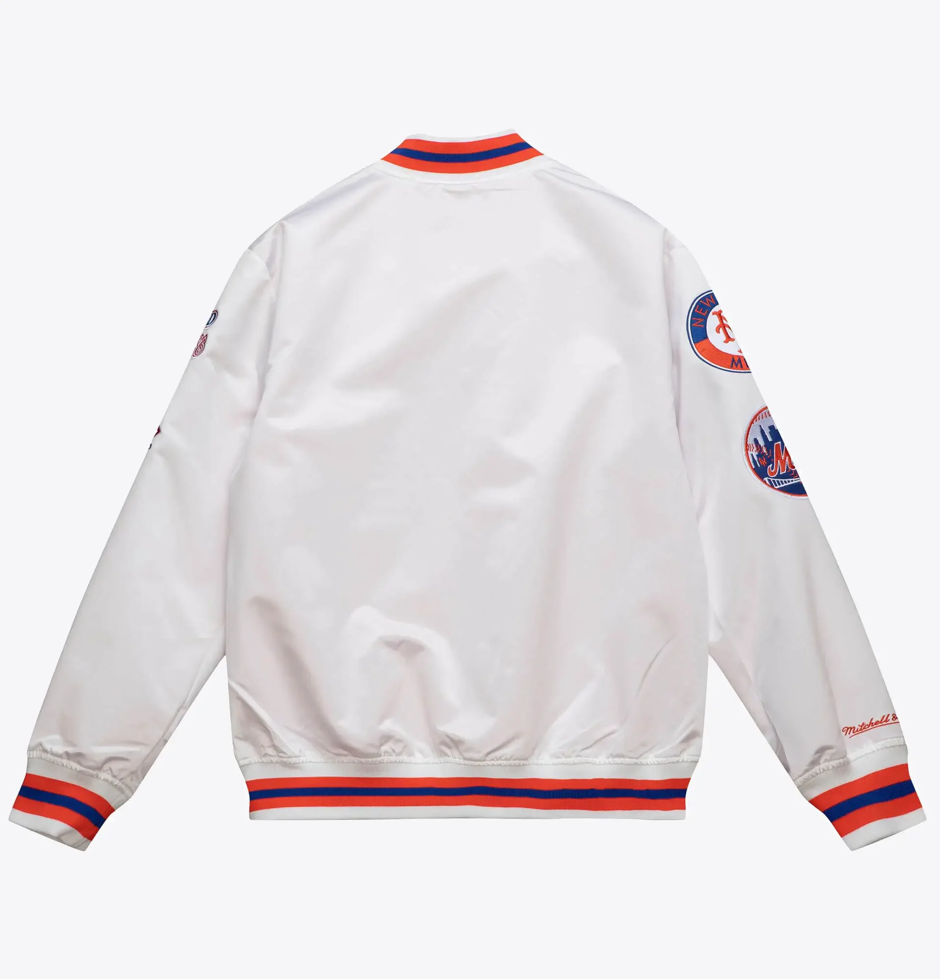 City-Collection-Lightweight-Satin-Jacket-New-York-Mets-LEATHER MOTO 2