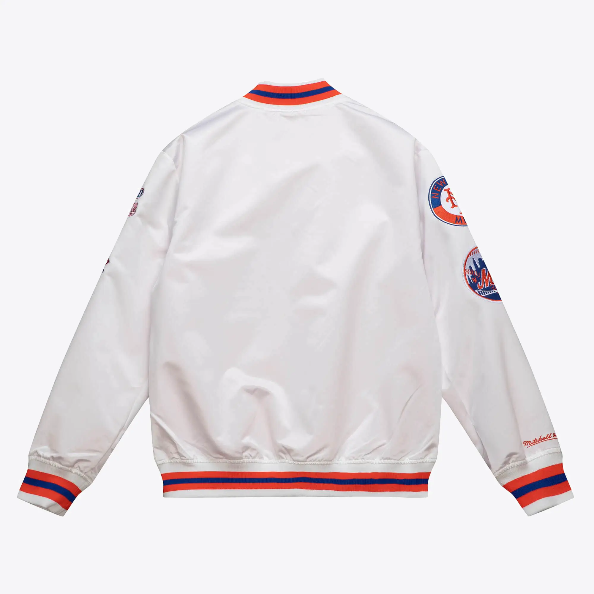 City-Collection-Lightweight-Satin-Jacket-New-York-Mets-LEATHER MOTO 2