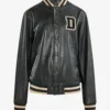 Classic Letterman Black Bomber Jacket – Urban Style Essential