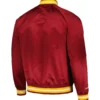 Cleveland Cavaliers Hardwood Classics Throwback Wordmark  Maroon Varsity Jacket - Image 2