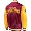 Cleveland-Cavaliers-Starter-Rookie-Full-Snap-Maroon-Gold-Varsity-Jacket-LeatherMoto