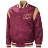 Cleveland-Cavaliers-Starter-Wine-Force-Play-Full-Snap-Maroon-Satin-Varsity-Jacket-LeatherMoto