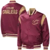 Cleveland-Cavaliers-Starter-Wine-Force-Play-Full-Snap-Maroon-Satin-Varsity-Jacket-LeatherMoto