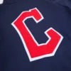 Cleveland-Guardians-Pro-Standard-Full-Zip-Navy-Varsity-Jacket-LEATHER MOT 4