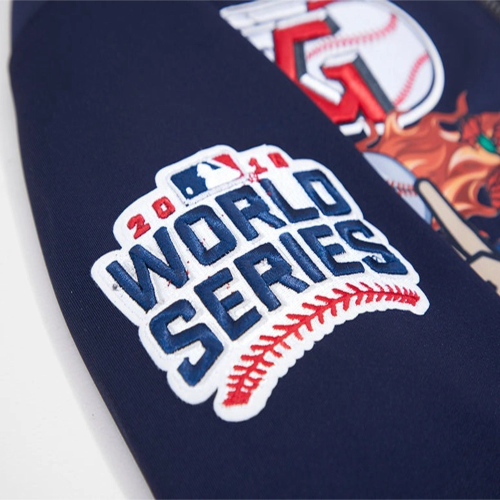 Cleveland-Guardians-Pro-Standard-Full-Zip-Navy-Varsity-Jacket-LEATHER MOTO 3