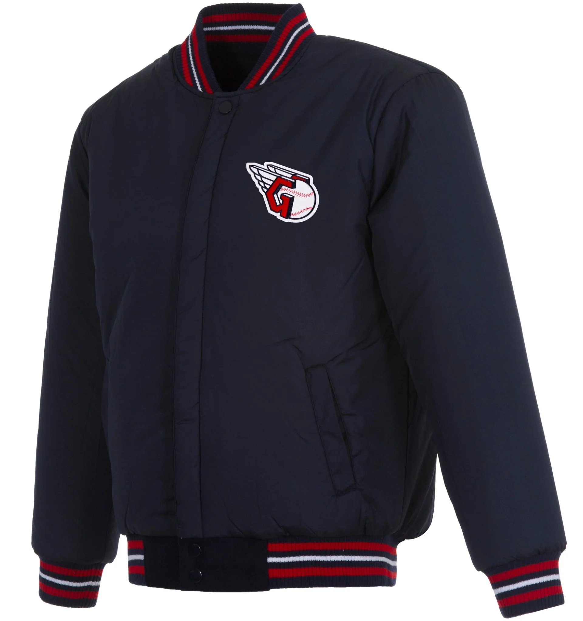 Cleveland-Guardians-Reversible-Rib-Knitted-Wool-Varsity-Navy-Jacket-leather moto2