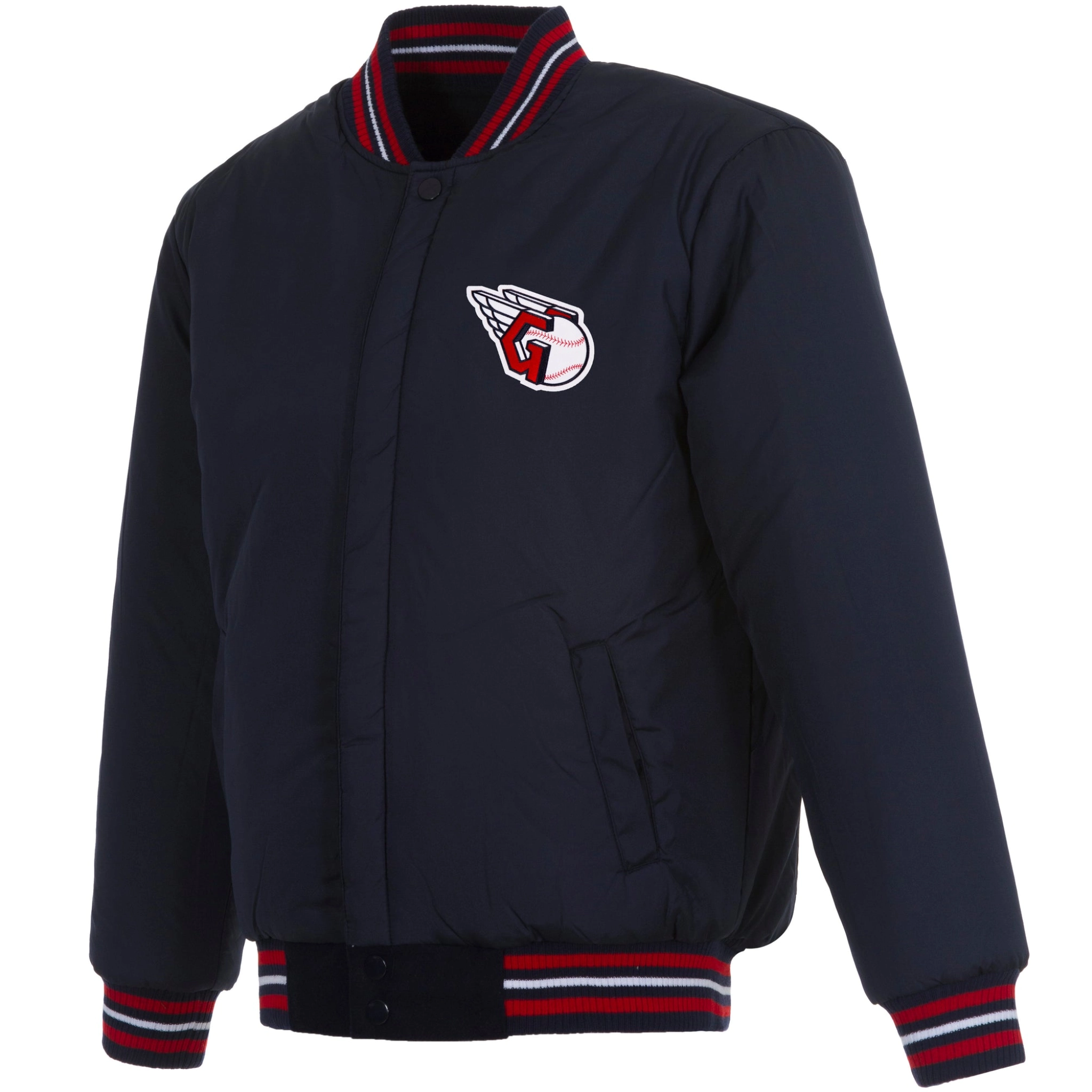 Cleveland-Guardians-Reversible-Rib-Knitted-Wool-Varsity-Navy-Jacket-leather moto2