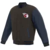 Cleveland-Guardians-Reversible-Wool-Leather-Varsity-Jacket-Charcoal-Navy-leather moto 1