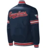 Cleveland-Guardians-Starter-Navy-Midfield-Full-Snap-Satin-Varsity-Jacket-leather moto 2