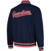 Cleveland-Guardians-Starter-Navy-Secret-Full-Snap-Polyester-Varsity-Jacket-leather moto 2