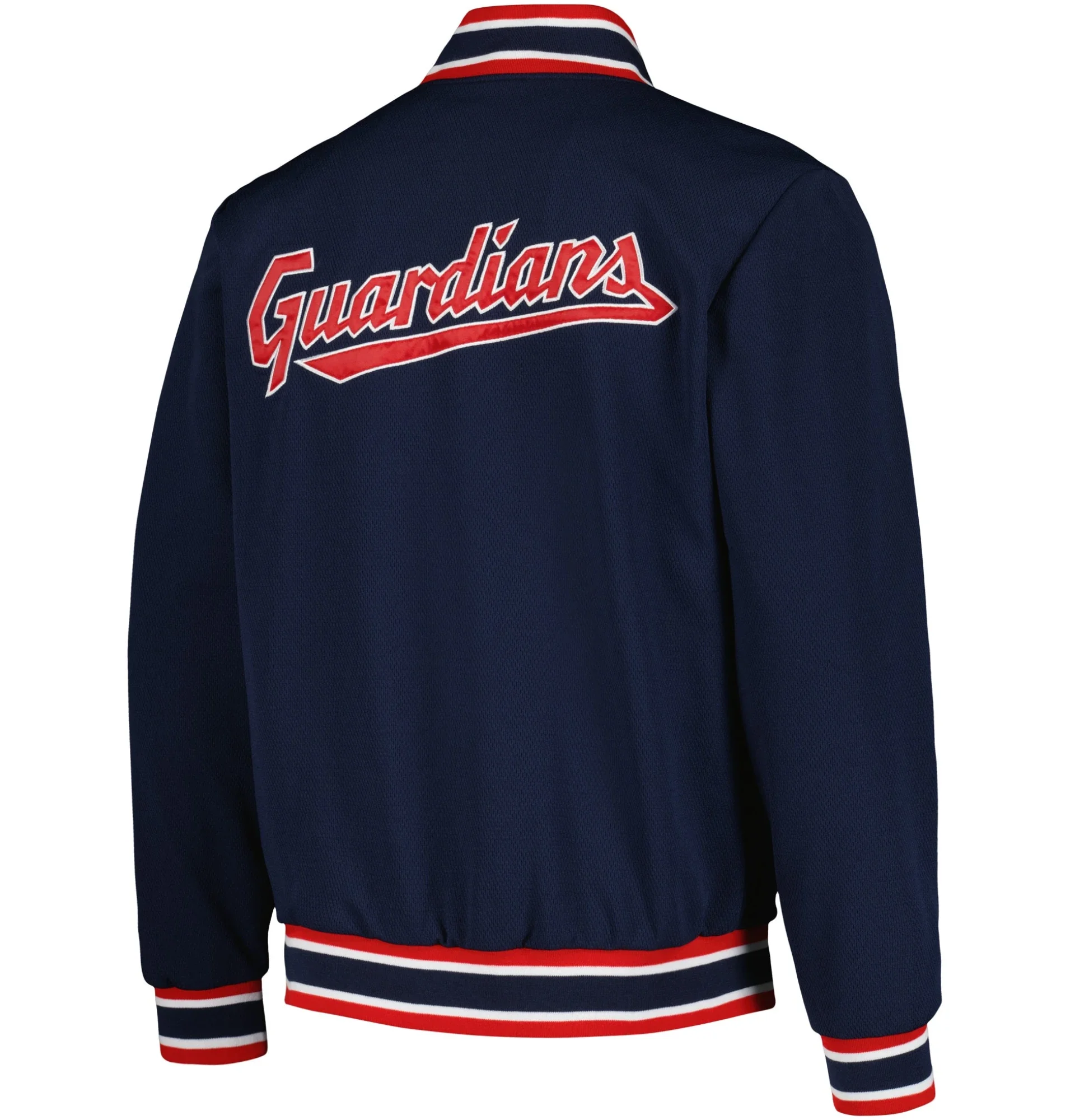 Cleveland-Guardians-Starter-Navy-Secret-Full-Snap-Polyester-Varsity-Jacket-leather moto 2