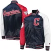 Cleveland-Guardians-Starter-Reliever-Full-Snap-Satin-Varsity-Jacket-leather moto 4