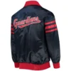 Cleveland-Guardians-Starter-The-Captain-II-Full-Zip-Satin-Varsity-Navy-Jacket-leather moto 2
