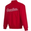 Cleveland-Guardians-polyester-Red-Varsity-Jacket-LEATHER MOTO 2