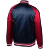 Cleveland-Indians-Baseball-Team-Players-Full-Snap-Satin-Varsity-Jacket-leather moto 2