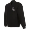 Colorado-Rockies-Baseball-Team-Players-Black-Wool-Varsity-Jacket-leather moto1