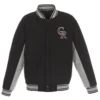 Colorado-Rockies-JH-Design-Wool-Poly-Twill-Accent-Black-Varsity-Jacket-leather moto 1