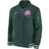 Colorado-Rockies-Nike-Hunter-Green-City-Connect-Game-Full-Zip-Varsity-Jacket-leather moto 1