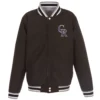 Colorado-Rockies-Two-Tone-Reversible-Fleece-Varsity-Jacket-Gray-Black-leather moto2