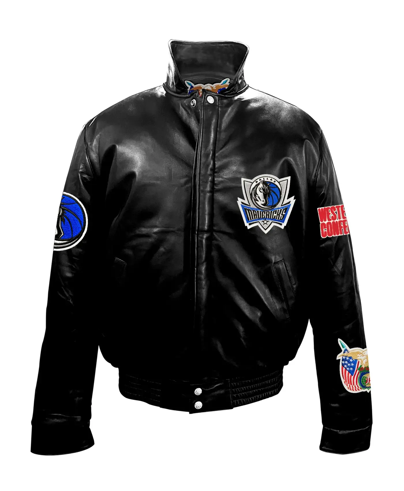 Dallas-Mavericks-Jeff-Hamilton-Full-Black-Leather-Jacket-LeatherMoto