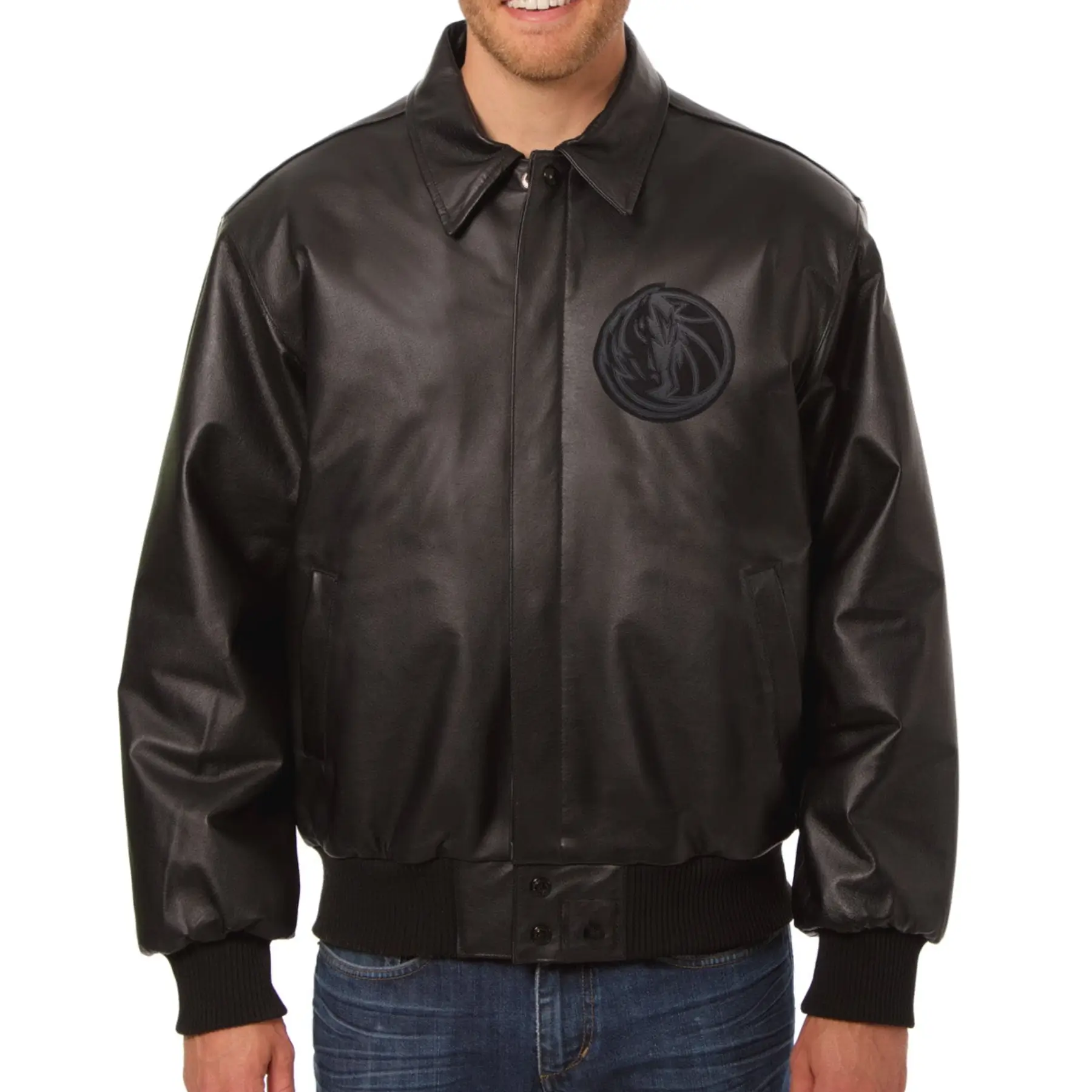 Dallas-Mavericks-Leather-Varsity-Jacket-Button-Zipper-Closure-LeatherMoto