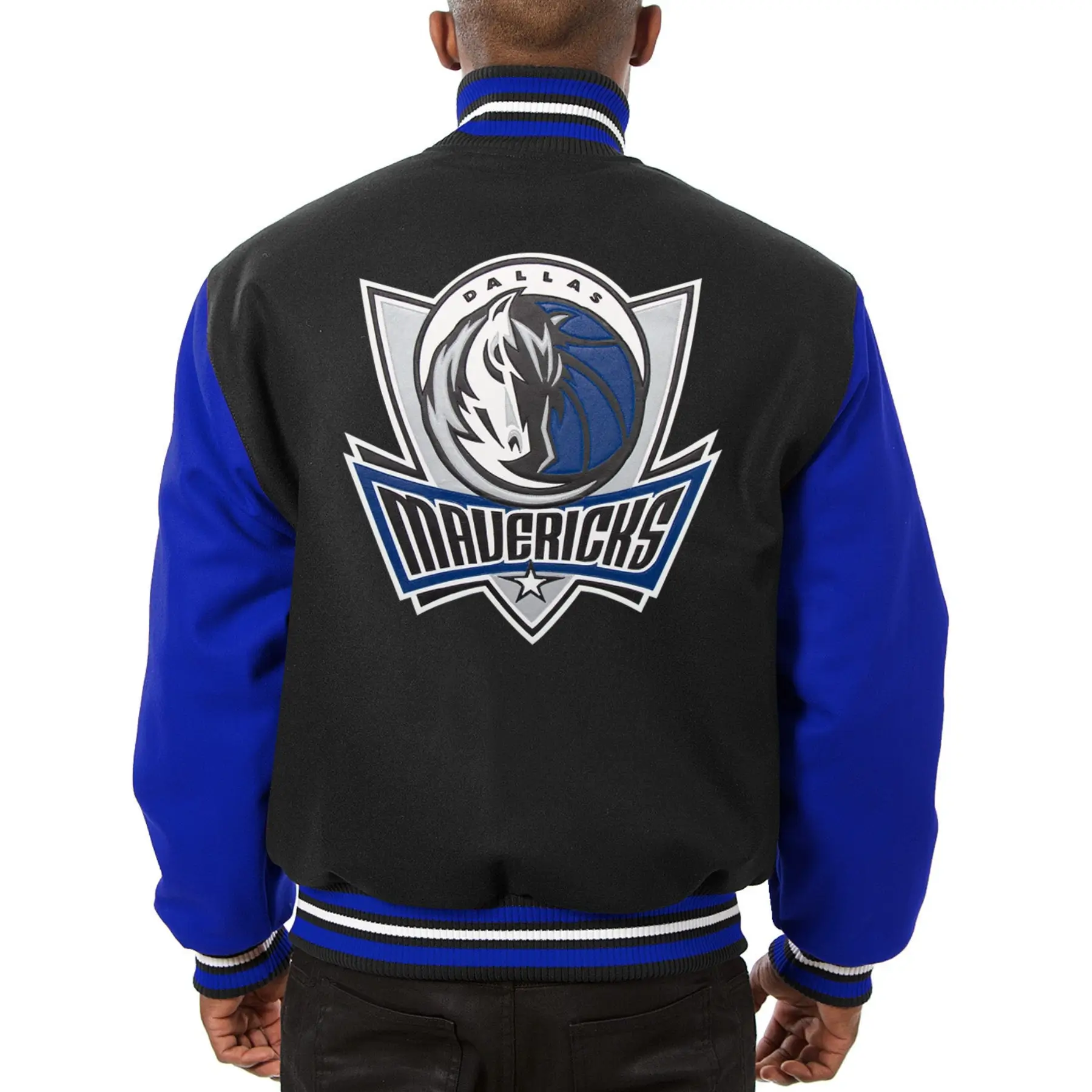 Dallas-Mavericks-Wool-Varsity-Jacket-Black-Blue-LeatherMoto