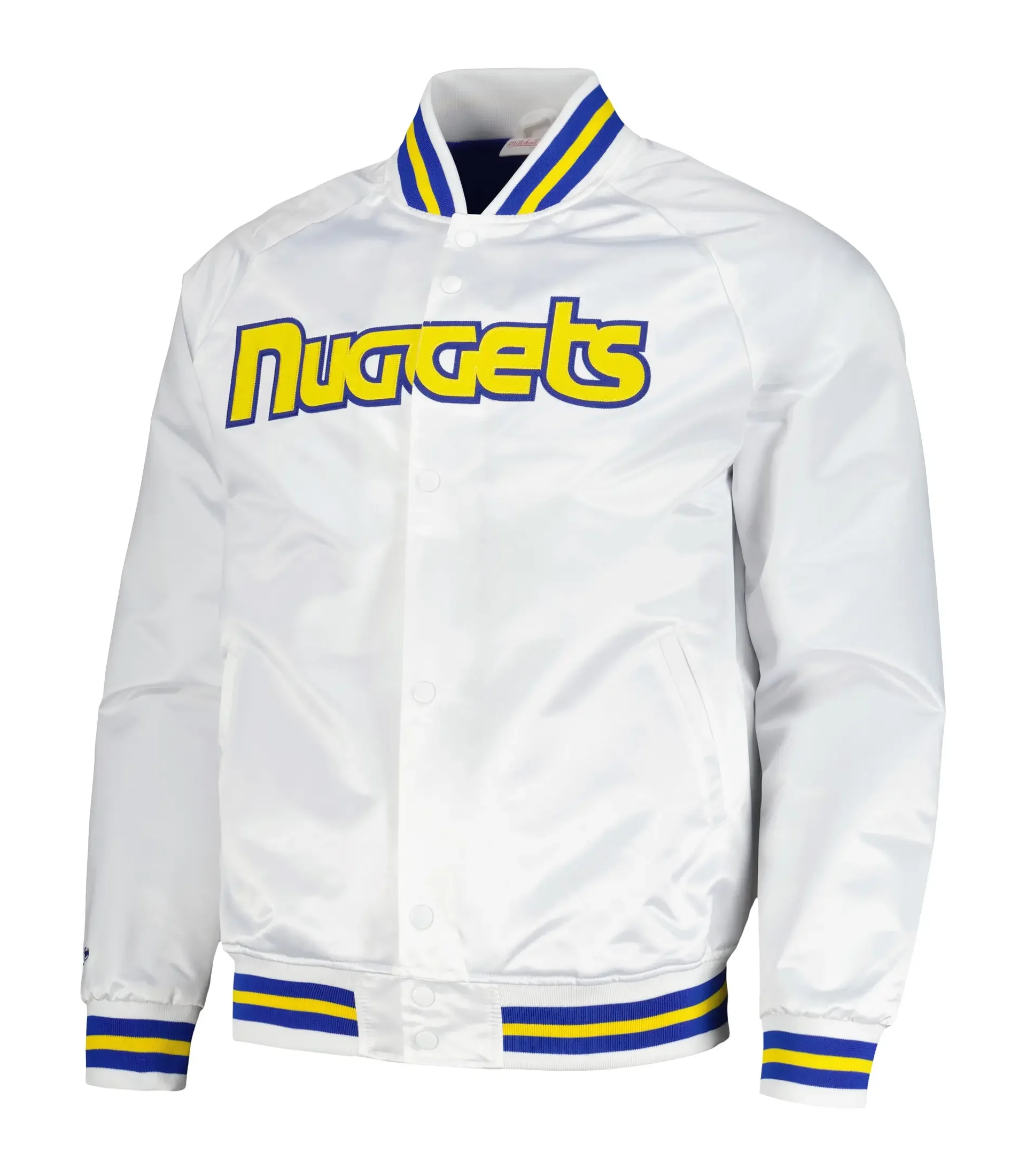 Denver-Nuggets-Classic-Rib-Satin-Varsity-Jacket-LeatherMoto