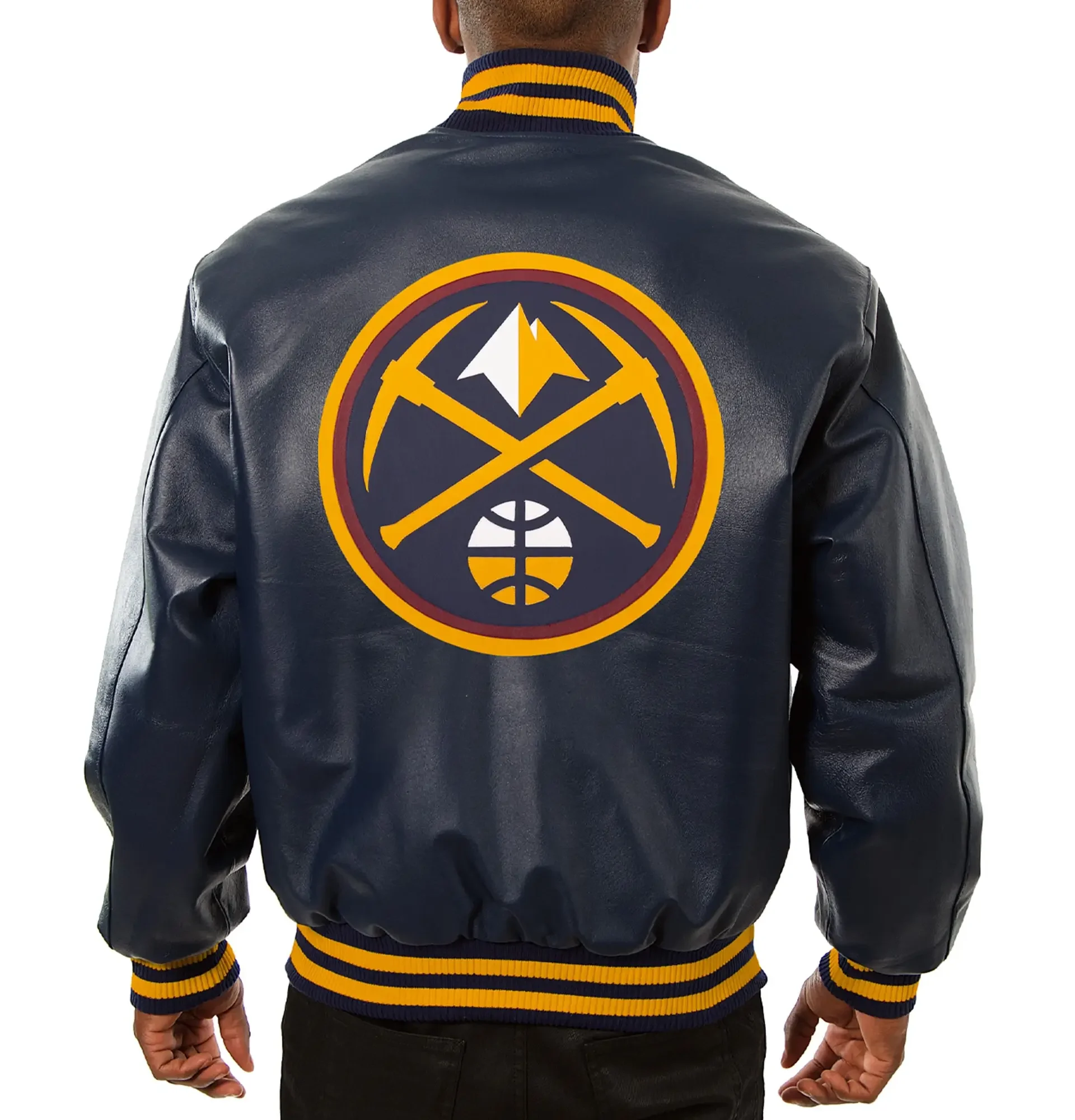 Denver-Nuggets-Leather-Varsity-Navy-Jacket-LeatherMoto
