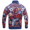 Detroit-Tigers-Pro-Standard-AOP-Full-Snap-Satin-Varsity-Jacket- leather moto 2