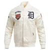 Detroit-Tigers-Pro-Standard-Cooperstown-Pinstripe-Retro-Classic-Full-Snap-Satin-Varsity-Jacket-leather moto 1
