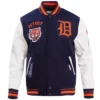 Detroit-Tigers-Pro-Standard-Retro-Classic-Rib-Knitted-Wool-Leather-Varsity-Jacket-leather moto 1